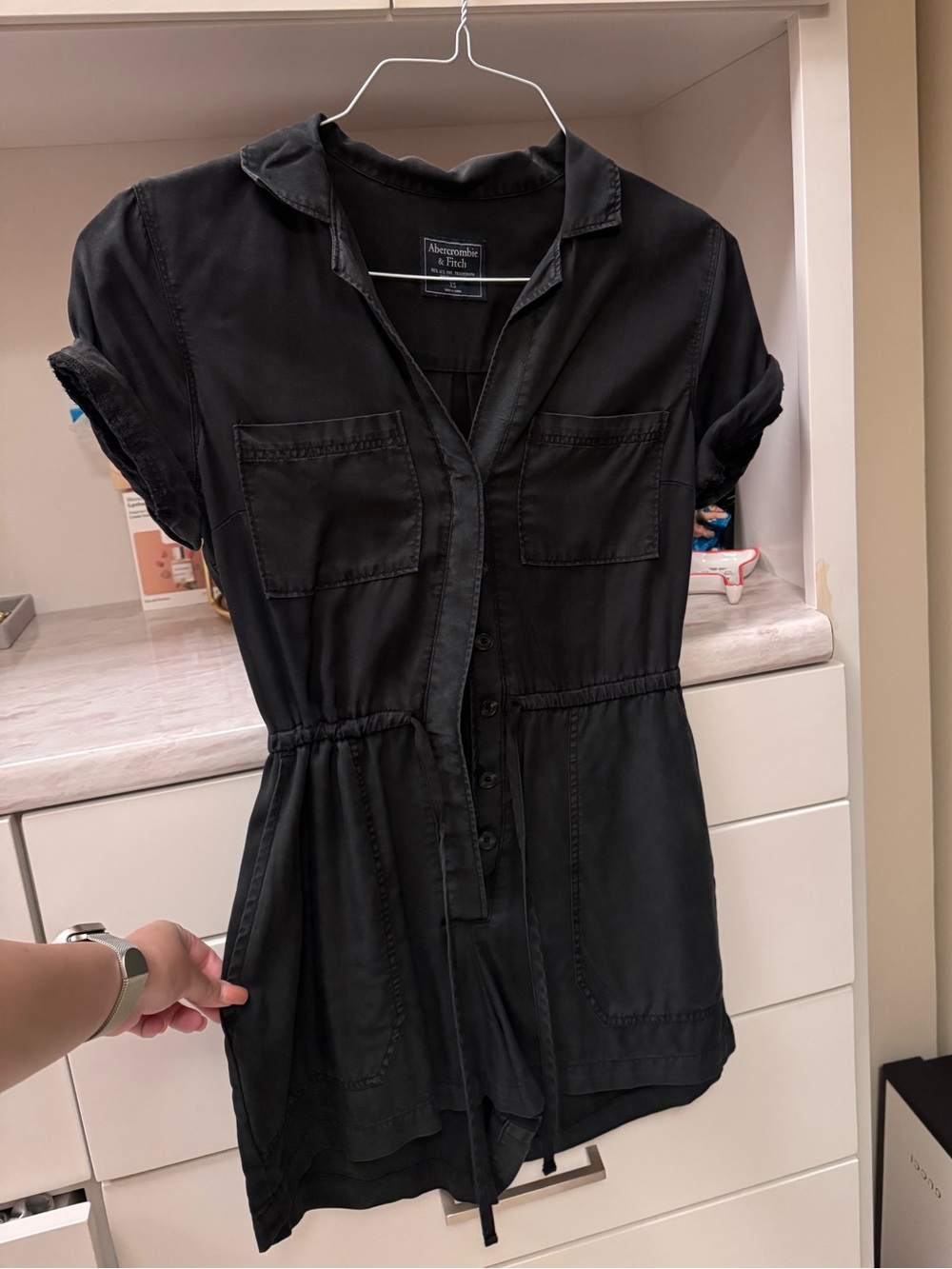 Abercrombie & Fitch black jumpsuit
